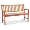 Outdoor Bench, 50 In.es Wood Garden Bench For Outdoors, Outdoor Garden Park Bench With Backrest And Armrests