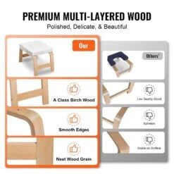 Yoga Headstand Bench, 300 Lbs. Capacity Yoga Inversion Chair For Family Gym, Headstand Trainer With Wood Frame & PU Pad -Vevor vevor outdoor benches yjdldbshmdcbvr2h9v0 1f 1000