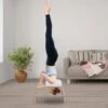 Yoga Headstand Bench, 300 Lbs. Capacity Yoga Inversion Chair For Family Gym, Headstand Trainer With Wood Frame & PU Pad -Vevor vevor outdoor benches yjdldbshmdcbvr2h9v0 31 1000