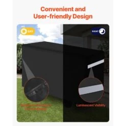 Grill Cover 59 In. BBQ Covers For Outdoor Grills Waterproof Fade Resistant Weather Resistant Heavy Duty 600D Polyester -Vevor vevor outdoor cooking accessories pjpdsklzzpdsx3w3zv0 44 1000