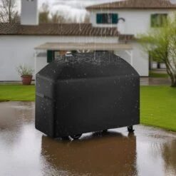 Grill Cover 48 In. BBQ Covers For Outdoor Grills Waterproof Fade Resistant Weather Resistant Heavy Duty Polyester -Vevor vevor outdoor cooking accessories pjpdsklzzrqsr8o03v0 31 1000