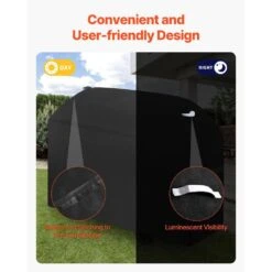 Grill Cover 48 In. BBQ Covers For Outdoor Grills Waterproof Fade Resistant Weather Resistant Heavy Duty Polyester -Vevor vevor outdoor cooking accessories pjpdsklzzrqsr8o03v0 44 1000