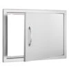BBQ Access Door 24 In. W X 17 In. H Horizontal Single BBQ Door Stainless Steel Outdoor Kitchen Doors For BBQ Island -Vevor vevor outdoor kitchen doors 17x24ycspcgm00001v0 64 1000
