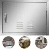 BBQ Access Door 24 In. W X 17 In. H Horizontal Island Door With Vents Stainless Steel Single Access Door -Vevor vevor outdoor kitchen doors 17x24ycspcgmdtfk1v0 64 1000