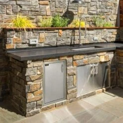 Outdoor Kitchen Door 16 In. W X 22 In. H Stainless Steel BBQ Access Door Single Access Door For Outside Cabinet -Vevor vevor outdoor kitchen doors 18yczjjczdkcgm001v0 31 1000