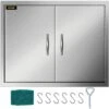 Outdoor Kitchen Doors 30.5 In. W X 21 In. H BBQ Kitchen Doors Wall Construction Outdoor Kitchen Access Door -Vevor vevor outdoor kitchen doors 30 5c 21cbxgskm01v0 64 1000