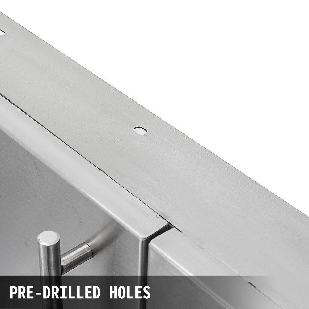 BBQ Access Double Door 30 In. W X 23 In. H BBQ Door Stainless Steel With Storage Shelf Outdoor Kitchen Doors 6 BBQ Access Double Door 30 In. W X 23 In. H BBQ Door Stainless Steel With Storage Shelf Outdoor Kitchen Doors - Image 4