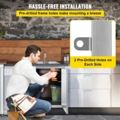 BBQ Double Access Door 31 In. W X 24 In. H BBQ Door Stainless Steel Wall Construction Kitchen Door For BBQ Island,Grill 14 BBQ Double Access Door 31 In. W X 24 In. H BBQ Door Stainless Steel Wall Construction Kitchen Door For BBQ Island,Grill -Vevor vevor outdoor kitchen doors 31x24cbxgcgskm001v0 44 1000