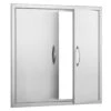 31 In. W X 31 In. H 304 Stainless Steel BBQ Access Door With Paper Towel Holder Outdoor Kitchen Doors For Storage Room -Vevor vevor outdoor kitchen doors 31yc304bxgbbqscgmv0 64 1000