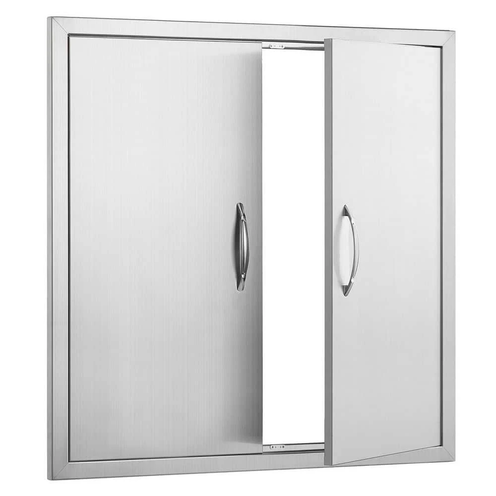 31 In. W X 31 In. H 304 Stainless Steel BBQ Access Door With Paper Towel Holder Outdoor Kitchen Doors For Storage Room 3 31 In. W X 31 In. H 304 Stainless Steel BBQ Access Door With Paper Towel Holder Outdoor Kitchen Doors For Storage Room