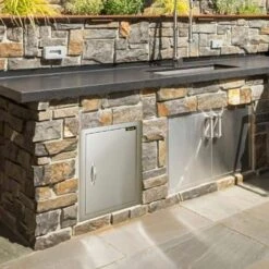 BBQ Access Door 18 In. W X 20 In. H Vertical Single Outdoor Kitchen Doors Stainless Steel BBQ Door For Grill Station -Vevor vevor outdoor kitchen doors 3x20x18cgm0000001v0 31 1000