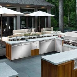 Vented Access Door 12 In. X 12 In. Single Access Door With Lock Outdoor Cooking Doors Flush Mount Vented Utility Door -Vevor vevor outdoor kitchen doors bxgcgm30412w12h01v0 31 1000