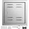 Vented Access Door 12 In. X 12 In. Single Access Door With Lock Outdoor Cooking Doors Flush Mount Vented Utility Door -Vevor vevor outdoor kitchen doors bxgcgm30412w12h01v0 64 1000