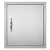 Single Outdoor Kitchen Door 18 In. W X 20 In. H BBQ Access Door Stainless Steel Flush Mount Door -Vevor vevor outdoor kitchen doors dmmbscjmys18q96civ0 64 1000