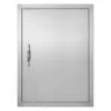 20 In. W X 27 In. H Single Outdoor Kitchen Door BBQ Access Door Stainless Steel Flush Mount Door Wall Vertical Door