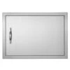 Single Outdoor Kitchen Door 24 In. W X 17 In. H BBQ Access Door Stainless Steel Flush Mount Door Wall Vertical Door -Vevor vevor outdoor kitchen doors dmmbscjmys24lq87iv0 64 1000
