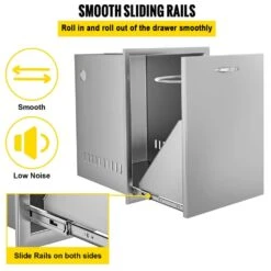 16 In. W X 22 In. H X 16 In. D Outdoor Kitchen Propane Tank Drawer Stainless Steel Propane Tank Drawer With Handle -Vevor vevor outdoor kitchen drawers ctgqgctg000000001v0 44 1000