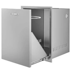 16 In. W X 22 In. H X 16 In. D Outdoor Kitchen Propane Tank Drawer Stainless Steel Propane Tank Drawer With Handle