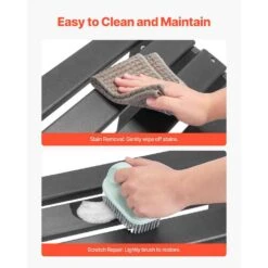 Adirondack Ottoman, 18. 7L X 19. 7W X 13H In. HDPE Plastic Folding Adirondack Ottoman, Weather-Resistant Foot Rest -Vevor vevor outdoor lounge chairs kzdadldkttbpjarztv0 fa 1000