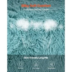 Bean Bag Chair, Plastic Giant Bean Bag Chair With Removable And Washable Cover, Outdoor Rocking Chair With Cushion, Blue -Vevor vevor outdoor rocking chairs zfkcrddy6672ifu2wv0 1f 1000