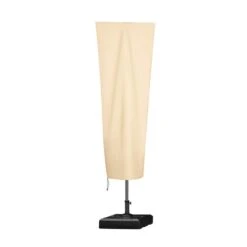 Patio Umbrella Cover, Up To 13 Ft. Windproof, 420D Oxford Cloth, PU Coating 2000, UV Resistant Beige