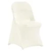 30-Pieces Stretch Spandex Folding Chair Covers, Fitted Chair Cover, Removable Washable Protective Slipcovers, White -Vevor vevor patio chair covers ytxyb30pcsdkn2auvv0 64 1000