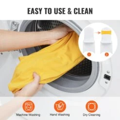 50-Pieces Stretch Spandex Chair Sashes Chair Slipcover/Cover And Stretch Chair Sash, Golden Yellow -Vevor vevor patio chair covers ytzsdjs50pcs7285wv0 44 1000