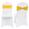 50 Set Stretch Spandex Folding Chair Covers With Chair Sashes Removable Washable Protective Slipcovers, Gold & White -Vevor vevor patio chair covers ytzsdzkzsdtzmtdkdv0 64 1000
