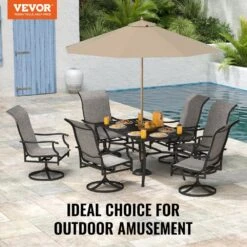 7-Pieces Patio Dining Set Outdoor Furniture Table And Swivel Chairs Set All Weather Garden Furniture Table Sets 16 7-Pieces Patio Dining Set Outdoor Furniture Table And Swivel Chairs Set All Weather Garden Furniture Table Sets -Vevor vevor patio dining sets ltczywdxg6zyhv6aqv0 76 1000