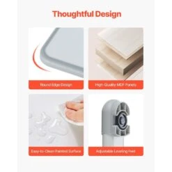 Kids Study Chair And Desk Set, Study Desk And Chair For Kids With Table Lamp, Adjustable Height And 0-40° Tilted -Vevor vevor patio dining tables etxxzydtdk20dtxrhv9 fa 1000