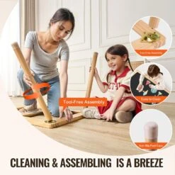 Sensory Table For Toddlers, Kids Activity Table With 3 Foldable Storage Bins And Double-Sided Board, Play Sand, Wooden -Vevor vevor patio dining tables ggzdcwxk2129be939v0 fa 1000