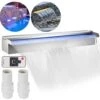 35 X 3.2 X 8.1 In. Fountain Spillway With 17 Colors Led Pool Water Fall Kit With Remote Pool Waterfalls For Pool