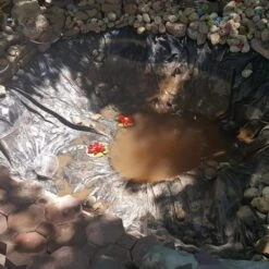 Pond Liner 20 Ft. X 15 Ft. 20 Mil Aging-Proof Pliable LLDPE Pond Liner Underlayment For Aquaculture Farm, Black -Vevor vevor pond liners fsm15x20ft0000001v0 4f 1000