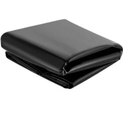 Pond Liner 20 Ft. X 15 Ft. 20 Mil Aging-Proof Pliable LLDPE Pond Liner Underlayment For Aquaculture Farm, Black