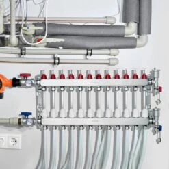 12-Branch Radiant Heat Manifold,1/2 In. PEX Tubing Manifold, Stainless Steel PEX Manifold, Radiant Heat PEX Manifold Kit -Vevor vevor pool controls drfsqbxg12hlt7sllv0 31 1000