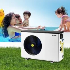 Electric Pool Heat Pump, 35830 BTU, Pool Heaters For 6605 To 13209 Gal. Above And In Ground Pools, Low Noise -Vevor vevor pool heaters ycrbbmzg3583vae6uv7 31 1000