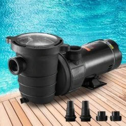 Pool Pump 5280GPH 2HP 115V Single Speed Swim Pool Filtre Pump 1500-Watt Self Primming W/ Strainer Basket 4 Pipe Fittings -Vevor vevor pool pumps d2hp90gpm110v1zfmv1 31 1000