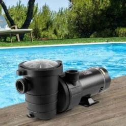 Above Ground Pool Pump 1HP 110-Volt 80 GPM Max. Flow Single Speed Swimming Pool Pump With Filter Basket -Vevor vevor pool pumps ycglbdsddy10lidqzv1 31 1000