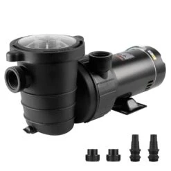 Above Ground Pool Pump 1HP 110-Volt 80 GPM Max. Flow Single Speed Swimming Pool Pump With Filter Basket
