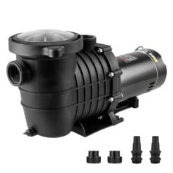 Above Ground Pool Pump 1.5 HP 100 GPM Single Speed Swimming Pool Pump With Filter Basket For Above Ground Pools