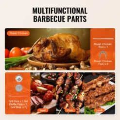 Shawarma Grill Machine, Portable Electric Grill In Black Vertical Chicken Shawarma Cooker Countertop, Stainless Steel -Vevor vevor portable gas grills lskrj13lbsdr6zc7wv1 44 1000