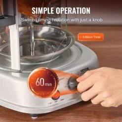 Shawarma Grill Machine Portable Electric Grill In Stainless Steel, Vertical Chicken Shawarma Cooker Machine Countertop -Vevor vevor portable gas grills lskrj20ldrsxozo8uv1 1f 1000