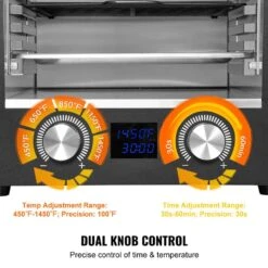 Steak Grill, Portable Electric Grill In Black 1800W Smokeless Infrared 1450°F Stainless Steel Cooker, Adjustable Rack -Vevor vevor portable gas grills npkjdrsdxkdz5fenkv1 4f 1000