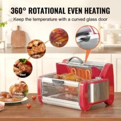 Shawarma Grill Machine, Portable Electric Grill In Stainless Steel Chicken Shawarma Cooker Machine Countertop -Vevor vevor portable gas grills wskrj12lbsdrkhub5v1 4f 1000