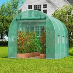 Walk-in Tunnel Greenhouse 11.3 X 6. 4 X 6.3 Ft. Hoop House Greenhouse Tunnel Plant Hot House With Galvanized Steel Frame -Vevor vevor portable greenhouses sdxws12x7x7f5rquzv0 31 1000