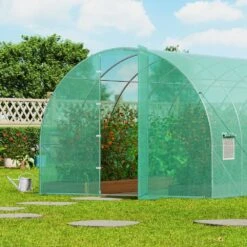 Walk-in Tunnel Greenhouse 27.4 X 9. 5 X 7.4 Ft. Hoop House Greenhouse Tunnel Plant Hot House With Galvanized Steel Frame -Vevor vevor portable greenhouses sdxws28x10x7pc4tov0 31 1000