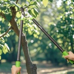 32 In. Anvil Loppers For Tree Trimming, Steel Blade Cutter With Ergonomic Handles, Pruning Saw Function, 2025 Upgrade -Vevor vevor pruning saws sdgzjcg32incxd465v0 250717 31 1000