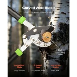 32 In. Anvil Loppers For Tree Trimming, Steel Blade Cutter With Ergonomic Handles, Pruning Saw Function, 2025 Upgrade -Vevor vevor pruning saws sdgzjcg32incxd465v0 250717 4f 1000