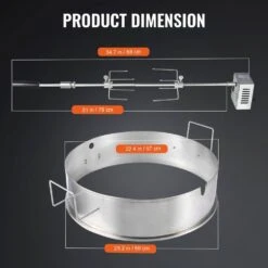 Universal Rotisserie Ring Kit For 22 In. Charcoal Kettle And Other Similar Grills Stainless Steel Kettle Rotisserie Kit 13 Universal Rotisserie Ring Kit For 22 In. Charcoal Kettle And Other Similar Grills Stainless Steel Kettle Rotisserie Kit -Vevor vevor rotisseries yxdgkc2259w26tqn8v1 1f 1000