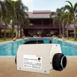 Pool SPA Heater 3,000-Watt 220-Volt Electric Water Heater Fit For Max 528 Mini Gal. Swimming Pool And SPA Swimming Pool -Vevor vevor sauna accessories 48mmjkswkzq000001v2 31 1000